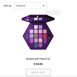 JEFFREE STAR BLOODLUST PALETTE & EXTREME FROST